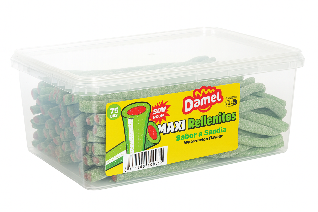 DAMEL MAXI 24g melón kyslý (Balenie:75ks 1ks od 0,19eur) DAMEL MAXI 24g melón kyslý (Balenie:75ks 1ks od 0,19eur)