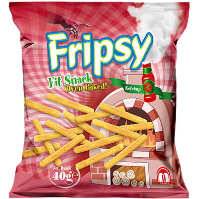 FRIPSY SOUR KETCHUP 50g kečupové paličky FRIPSY SOUR KETCHUP 50g kečupové paličky