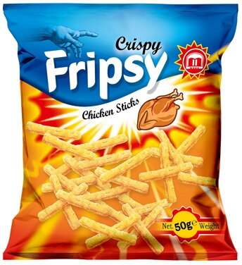 FRIPSY KURA 50g kuracie paličky FRIPSY KURA 50g kuracie paličky