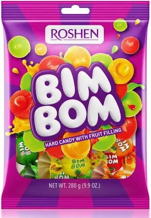 ROSEN BIM BOM 200g ovocné cukríky ROSEN BIM BOM 200g ovocné cukríky