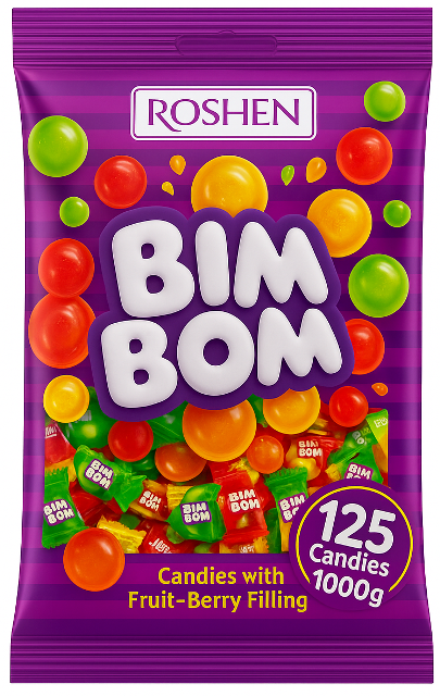 ROSHEN BIM BOM 1kg ovocné cukríky ROSHEN BIM BOM 1kg ovocné cukríky