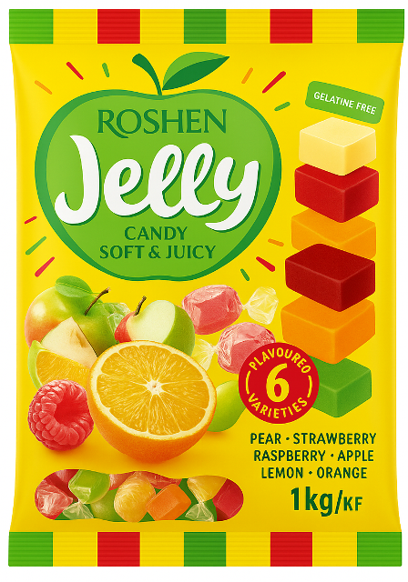 ROSHEN JELLY 1kg želé cukríky ROSHEN JELLY 1kg želé cukríky