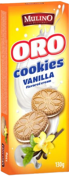 MULINO COOKIES 130g vanilkové sušienky