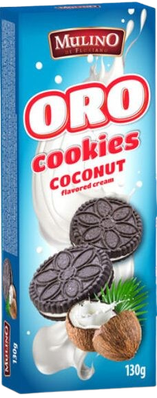 MULINO COOKIES 130g kokosové sušienky