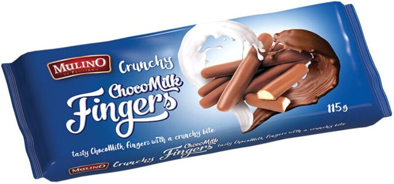 MULINO FINGERS 115g mliečne paličky