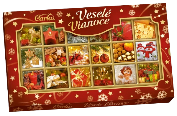 VESELÉ VIANOCE 90g mliečna čokoláda