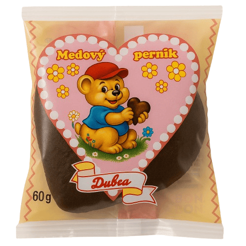 DUBEA SRDIEČKO 60g medový perník