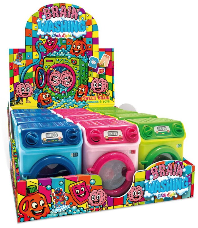BRAIN WASHING LIGHT 9g hračka s cukrovinkou(Balenie:12ks 1ks od 1,65eur) BRAIN WASHING LIGHT 9g hračka s cukrovinkou(Balenie:12ks 1ks od 1,65eur)