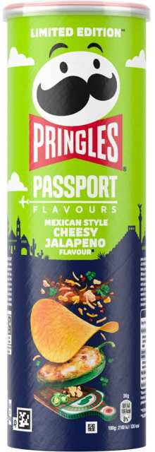PRINGLES MEXICO 165g jalapeno
