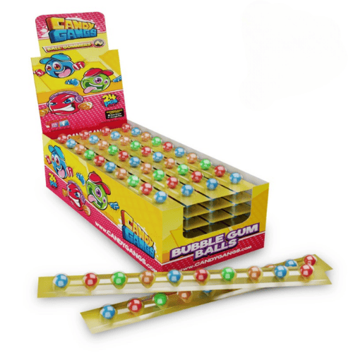 CANDY GANGS BALL GUMMERS 15g žuvačky (Balenie:24ks 1ks od 0,25eur)