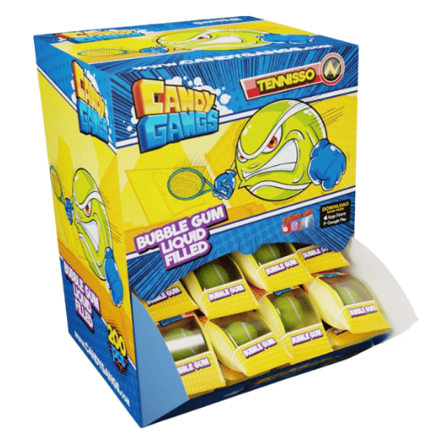 CANDY GANGS TENNISSO 5g žuvačky (Balenie:200ks 1ks od 0,04eur)