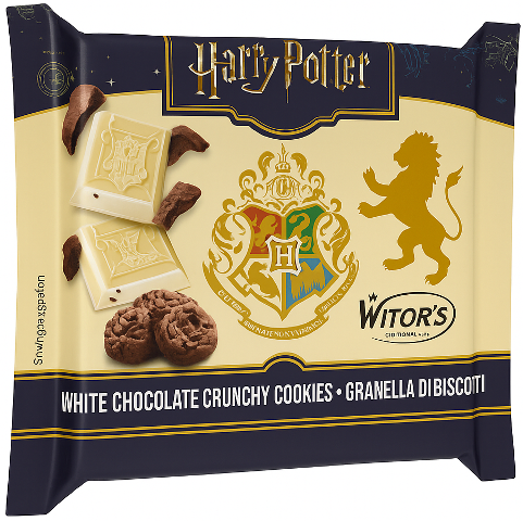 HARRY POTTER 40g biela so sušienkami