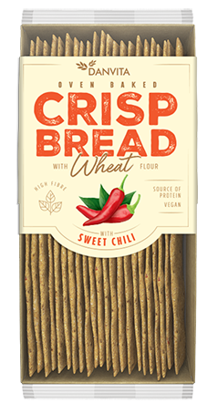 DANVITA CRISP BREAD 130g sweet chilli DANVITA CRISP BREAD 130g sweet chilli