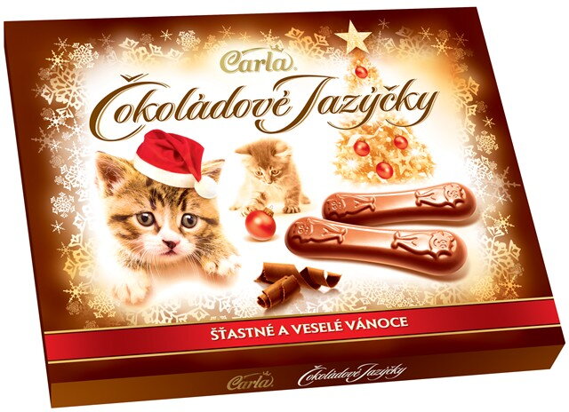 ČOKOLÁDOVÉ JAZYČKY 100g mliečna čokoláda 