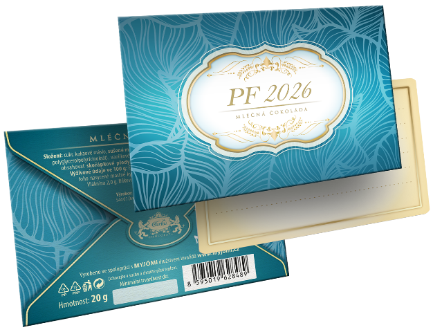 PF 2026 20g mliečna čokoláda (obálka)