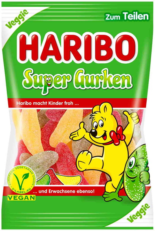 HARIBO SUPER GURKEN 175g želé cukríky