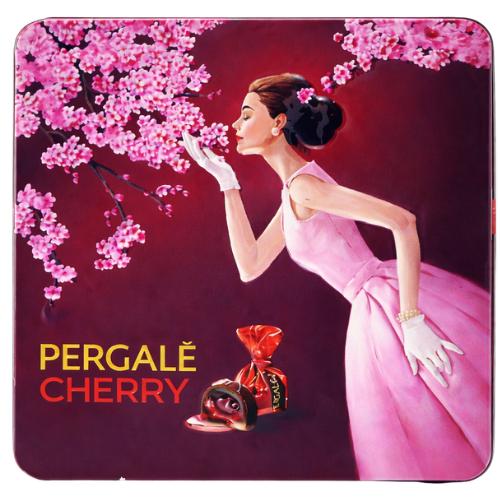 PERGALE CHERRY 355g višňový dezert (plech)