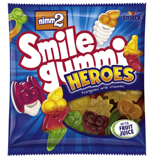 NIMM2 HEROES 90g ovocné cukríky