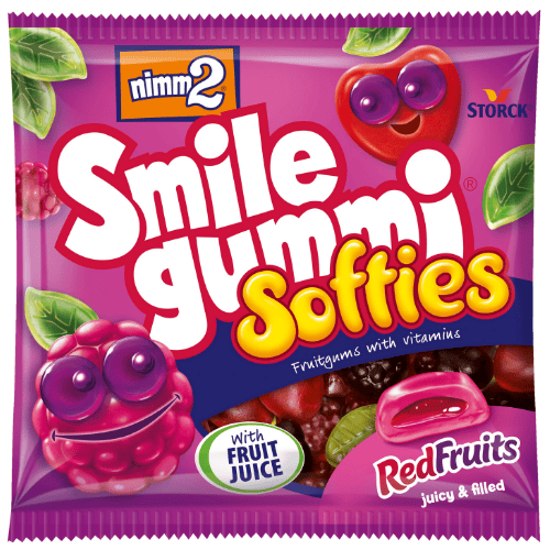 NIMM2 SOFTIES RED FRUIT 90g ovocné cukríky