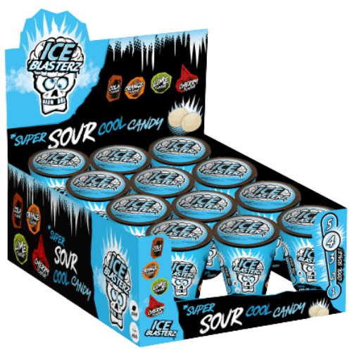 ICE BLASTERZ BLUE 48g ľadové cukríky (Balenie:12ks 1ks od 1,75eur)