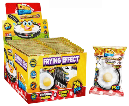 CANDY GANGS EGGY BOOM 15g cukrovinka (Balenie:24ks 1ks od 0,19eur) CANDY GANGS EGGY BOOM 15g cukrovinka (Balenie:24ks 1ks od 0,19eur)