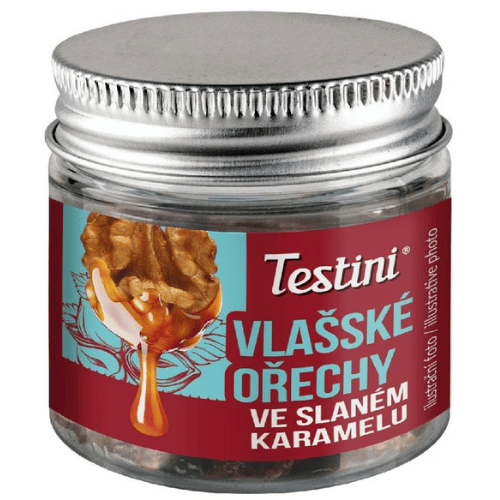 TESTINI DÓZA 90g vlašské orechy v karemeli