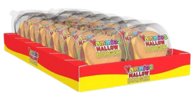 HAMBURGER 50g cukrovinka (Balenie:12ks 1ks od 1eur)