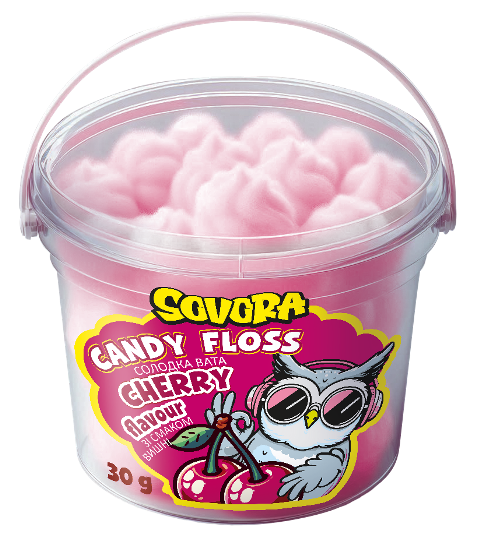 CUKROVÁ VATA 30g višňová