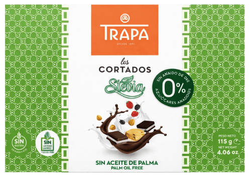 TRAPA CORTADOS STEVIA 115g dezert