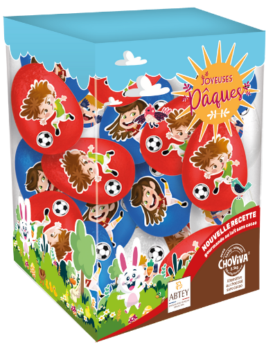 ABTEY FOOTBALL 12,5g čokoládové vajce (Balenie:50ks 1ks od 0,25eur)