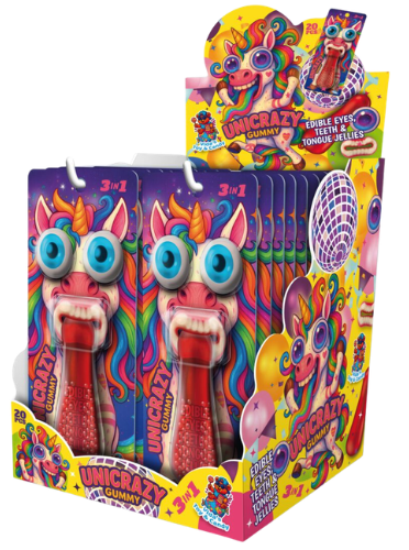 UNICRAZY GUMMY 20g želé cukrovinky (Balenie:20ks 1ks od 0,35eur)