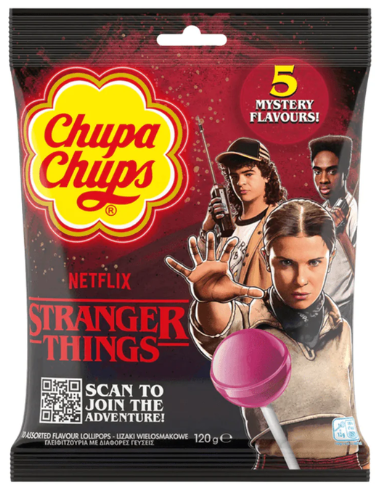 CHUPA CHUPS STRANGER THINGS UP 120g lízatka 
