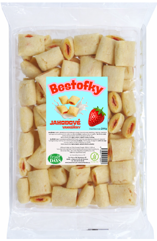 BESTOFKY 200g jahodové vankúšiky