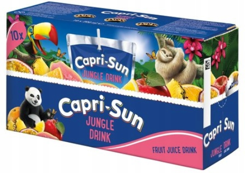 CAPRI SUN JUNGLE DRINK 200ml ovocný nápoj (Balenie 10ks 1ks od 0,45eur)