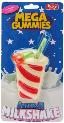 MEGA GUMMIES MILKSHAKE 120g ovocné želé 