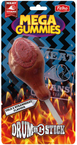 MEGA GUMMIES KURA 120g ovocné želé 