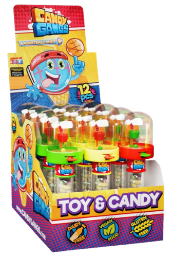 CANDY GANGS BASKETBALL 10g hračka s cukríkmi (Balenie:12ks 1ks od 0,85eur)