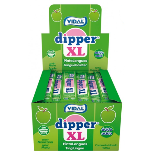 VIDAL DIPPER XL APPLE 10,5g žuvacia tyčinka (Balenie:100ks 1ks od 0,18eur)