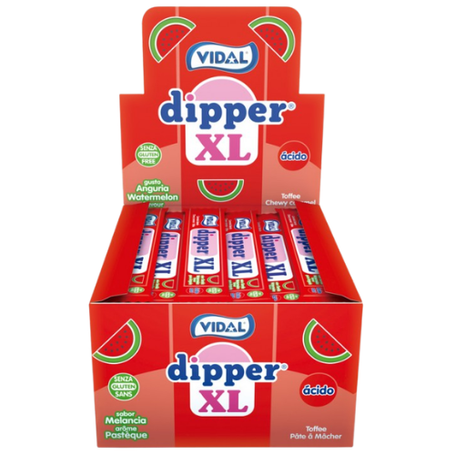 VIDAL DIPPER XL WATERMELON 10,5g žuvacia tyčinka (Balenie:100ks 1ks od 0,18eur)