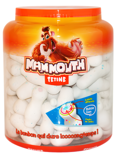 JAWBREAKER MAMMOUTH 28g cukrík/žuvačka (Balenie:80ks 1ks=0,35eur)