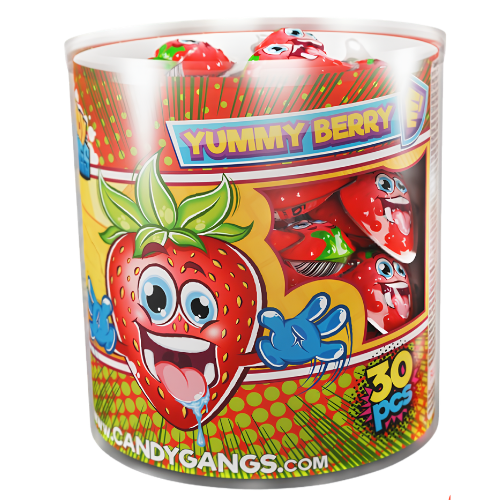 CANDY GANGS YUMMY BERRY 10g cukrovinka (Balenie:30ks 1ks od 0,14eur)