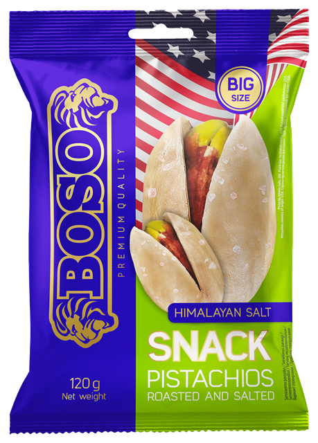 BOSO PISTACHIOS 120g pistácie