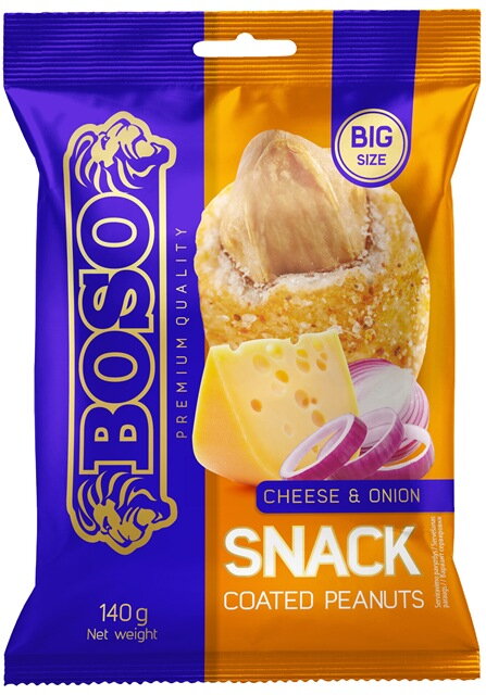 BOSO SNACK 140g syr-cibula