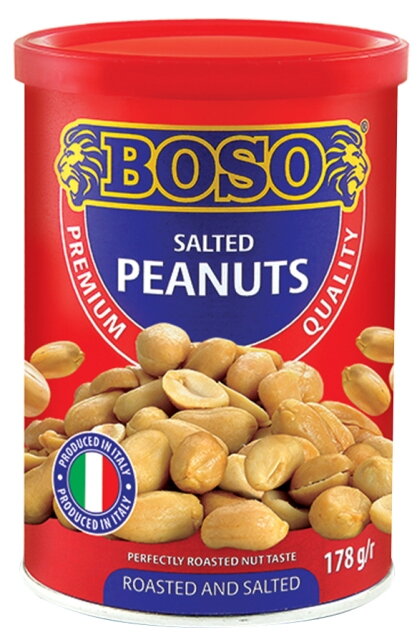 BOSO PEANUT 178g solené arašídy