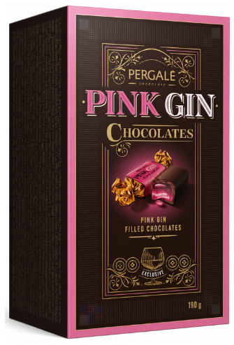 PINK GIN CHOCOLATES 190g liquérové pralinky 