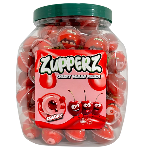 ZUPPERZ CHERRY 18g plnené želé (Balenie:50ks 1ks od 0,30eur)