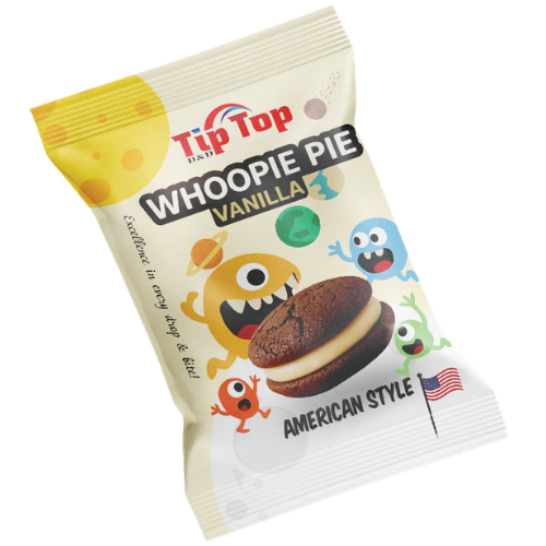 WHOOPIE PIE VANILLA 65g americký koláč 