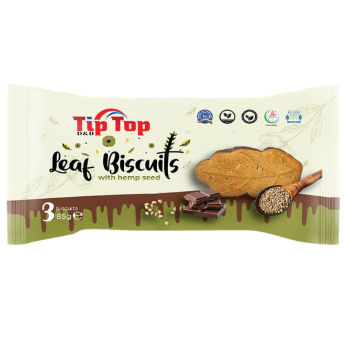 LEAF BISCUITS HAMP SEED 85g s konopným semiačkom