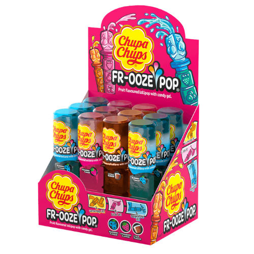CHUPA CHUPS FROZE POP 26g zábavné lízatko (Balenie:12ks 1ks od 0,95eur)