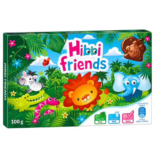 HABBI FRIENDS 100g mliečna čokoláda(figurky)